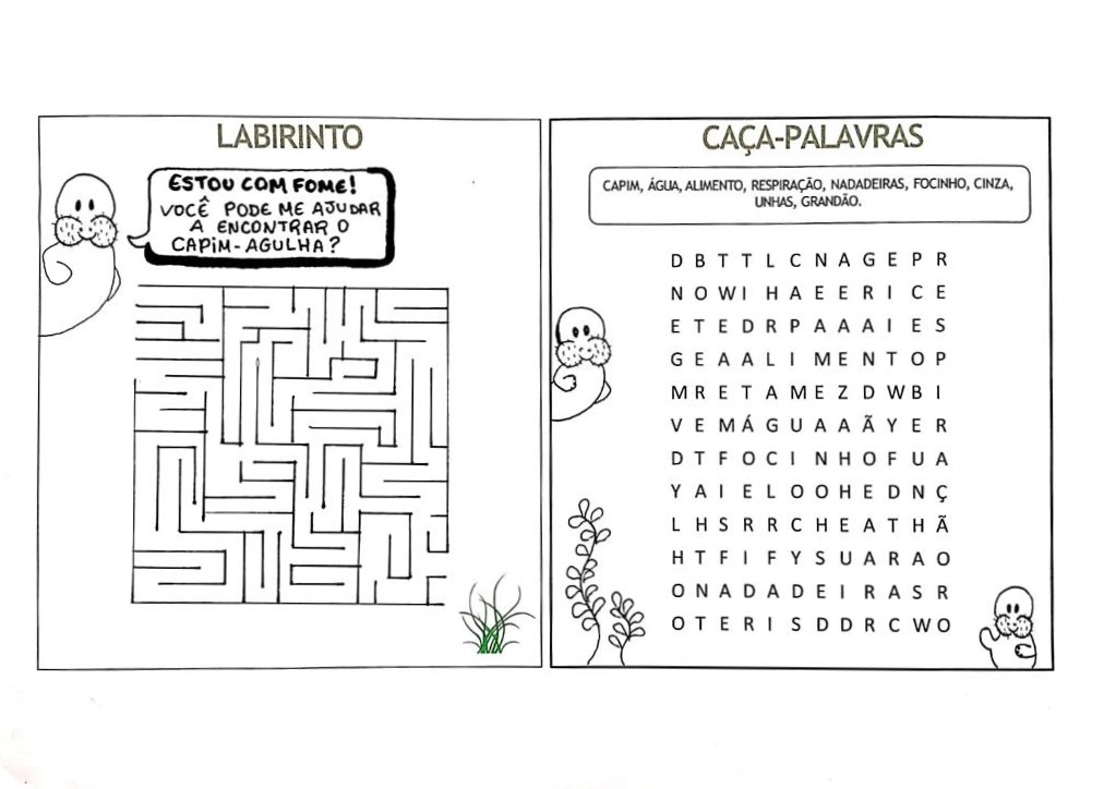 capa de Para colorir e brincar - Caça-palavras e Labirinto, por Luana Dias 